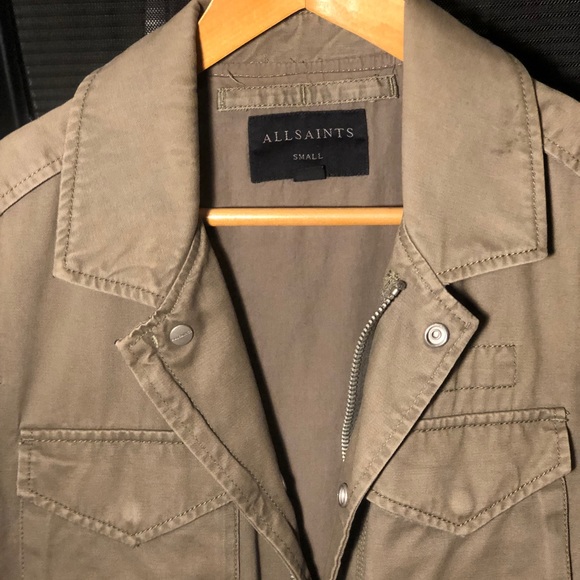 All Saints Military Style Jacket Size Small - Picture 16 of 16